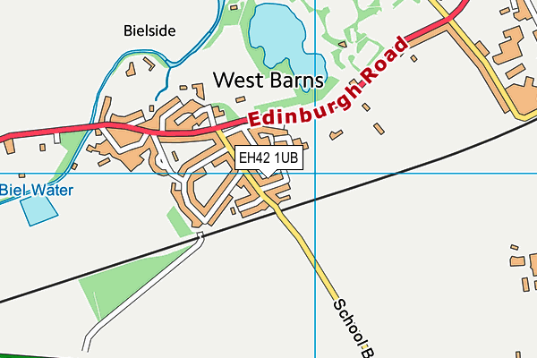 EH42 1UB map - OS VectorMap District (Ordnance Survey) EH42 1UB map - OS VectorMap District (Ordnance Survey)