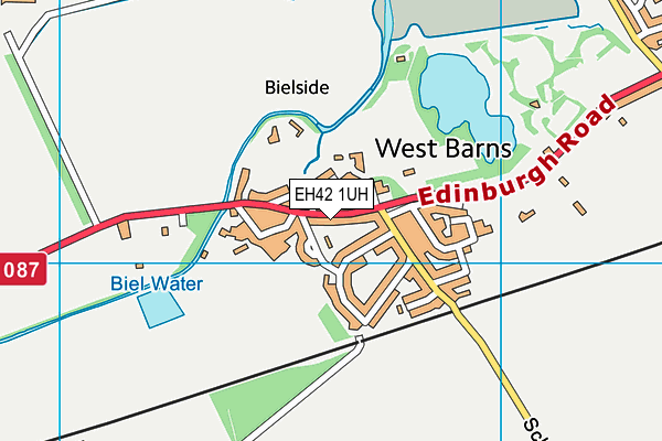 EH42 1UH map - OS VectorMap District (Ordnance Survey) EH42 1UH map - OS VectorMap District (Ordnance Survey)