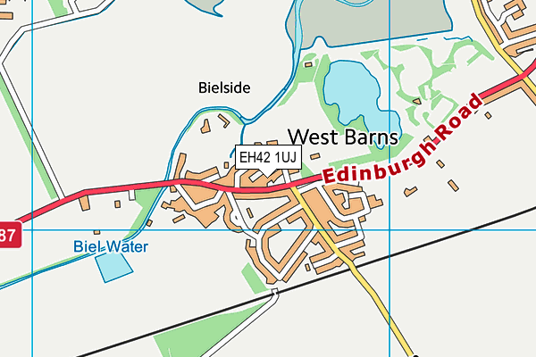 EH42 1UJ map - OS VectorMap District (Ordnance Survey) EH42 1UJ map - OS VectorMap District (Ordnance Survey)