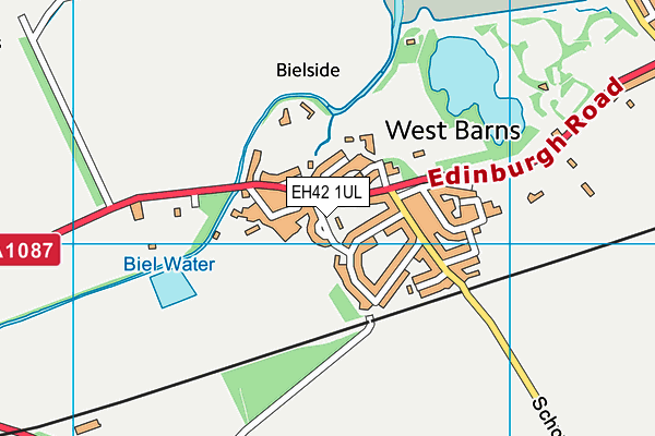 EH42 1UL map - OS VectorMap District (Ordnance Survey) EH42 1UL map - OS VectorMap District (Ordnance Survey)
