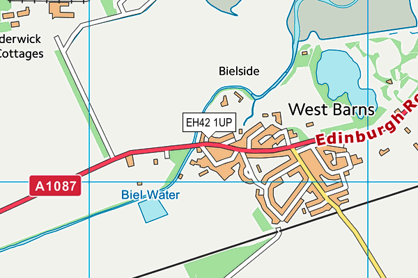 EH42 1UP map - OS VectorMap District (Ordnance Survey) EH42 1UP map - OS VectorMap District (Ordnance Survey)