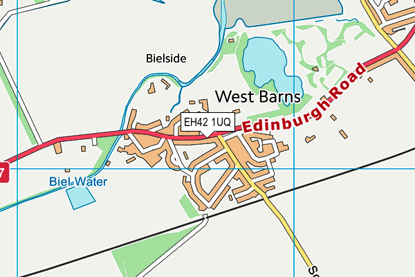 EH42 1UQ map - OS VectorMap District (Ordnance Survey) EH42 1UQ map - OS VectorMap District (Ordnance Survey)