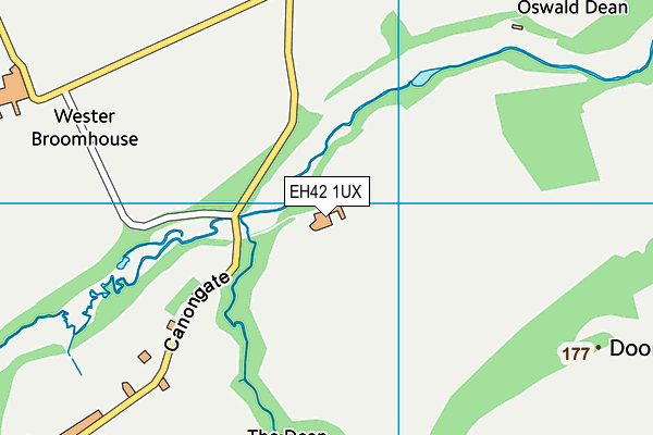 EH42 1UX map - OS VectorMap District (Ordnance Survey) EH42 1UX map - OS VectorMap District (Ordnance Survey)