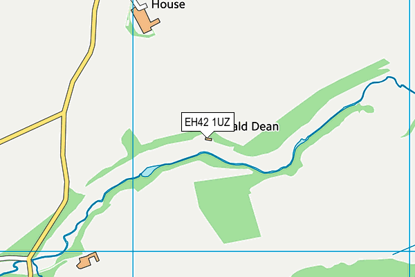 EH42 1UZ map - OS VectorMap District (Ordnance Survey) EH42 1UZ map - OS VectorMap District (Ordnance Survey)