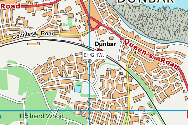 EH42 1WJ map - OS VectorMap District (Ordnance Survey) EH42 1WJ map - OS VectorMap District (Ordnance Survey)