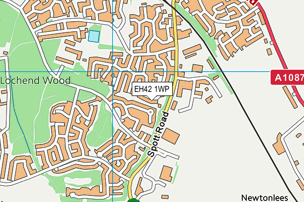 EH42 1WP map - OS VectorMap District (Ordnance Survey) EH42 1WP map - OS VectorMap District (Ordnance Survey)