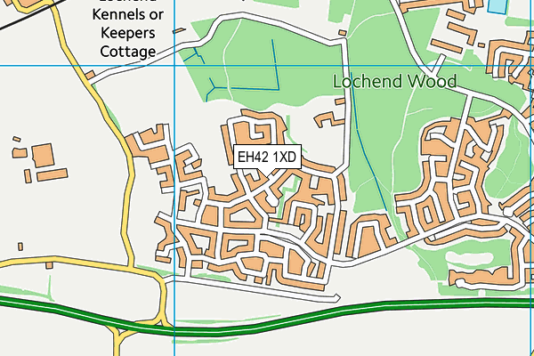 EH42 1XD map - OS VectorMap District (Ordnance Survey) EH42 1XD map - OS VectorMap District (Ordnance Survey)