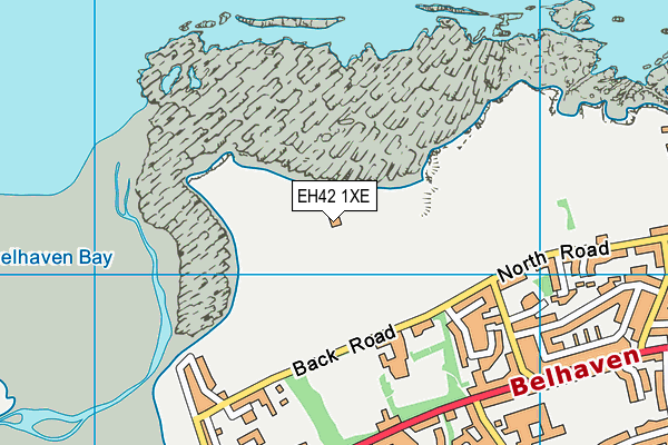 EH42 1XE map - OS VectorMap District (Ordnance Survey) EH42 1XE map - OS VectorMap District (Ordnance Survey)