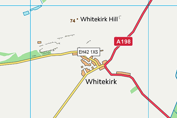EH42 1XS map - OS VectorMap District (Ordnance Survey) EH42 1XS map - OS VectorMap District (Ordnance Survey)