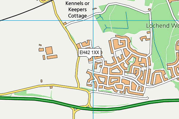 EH42 1XX map - OS VectorMap District (Ordnance Survey) EH42 1XX map - OS VectorMap District (Ordnance Survey)