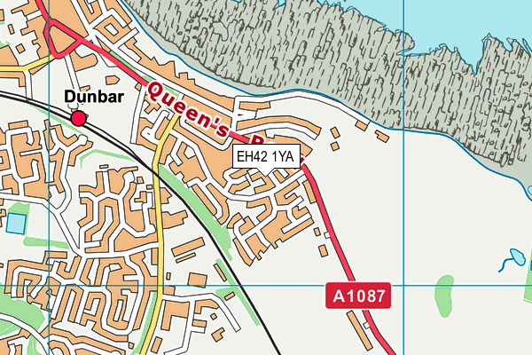 EH42 1YA map - OS VectorMap District (Ordnance Survey) EH42 1YA map - OS VectorMap District (Ordnance Survey)