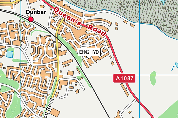 EH42 1YD map - OS VectorMap District (Ordnance Survey) EH42 1YD map - OS VectorMap District (Ordnance Survey)