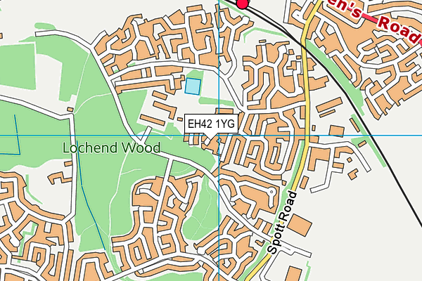EH42 1YG map - OS VectorMap District (Ordnance Survey) EH42 1YG map - OS VectorMap District (Ordnance Survey)