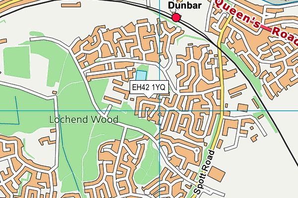 EH42 1YQ map - OS VectorMap District (Ordnance Survey) EH42 1YQ map - OS VectorMap District (Ordnance Survey)