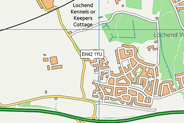 EH42 1YU map - OS VectorMap District (Ordnance Survey) EH42 1YU map - OS VectorMap District (Ordnance Survey)