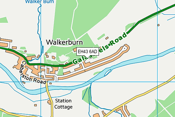 EH43 6AD map - OS VectorMap District (Ordnance Survey) EH43 6AD map - OS VectorMap District (Ordnance Survey)