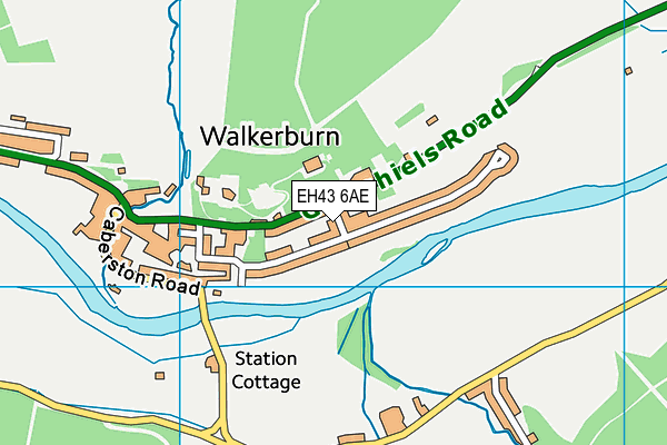 EH43 6AE map - OS VectorMap District (Ordnance Survey) EH43 6AE map - OS VectorMap District (Ordnance Survey)