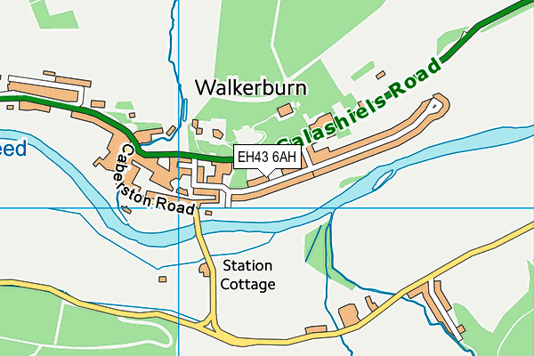 EH43 6AH map - OS VectorMap District (Ordnance Survey) EH43 6AH map - OS VectorMap District (Ordnance Survey)