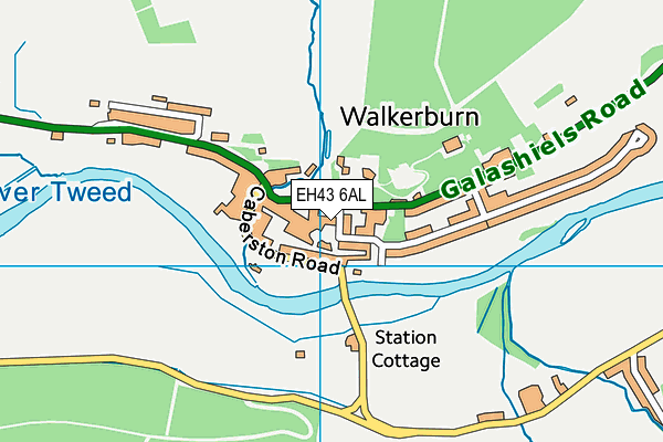 EH43 6AL map - OS VectorMap District (Ordnance Survey) EH43 6AL map - OS VectorMap District (Ordnance Survey)