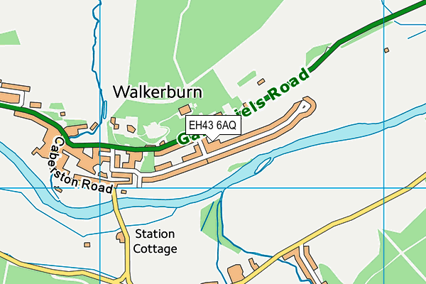 EH43 6AQ map - OS VectorMap District (Ordnance Survey) EH43 6AQ map - OS VectorMap District (Ordnance Survey)