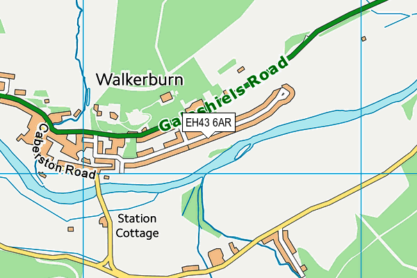 EH43 6AR map - OS VectorMap District (Ordnance Survey) EH43 6AR map - OS VectorMap District (Ordnance Survey)