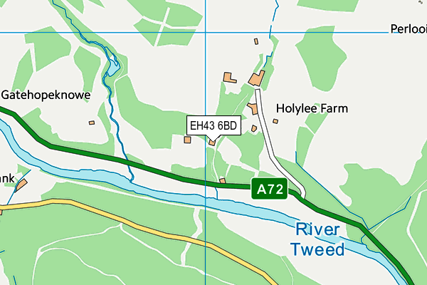EH43 6BD map - OS VectorMap District (Ordnance Survey) EH43 6BD map - OS VectorMap District (Ordnance Survey)