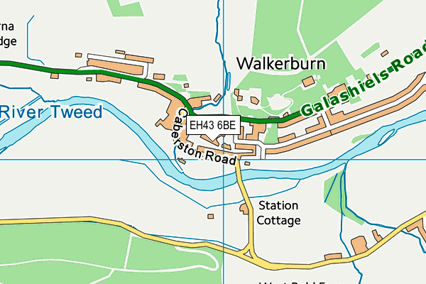 EH43 6BE map - OS VectorMap District (Ordnance Survey) EH43 6BE map - OS VectorMap District (Ordnance Survey)