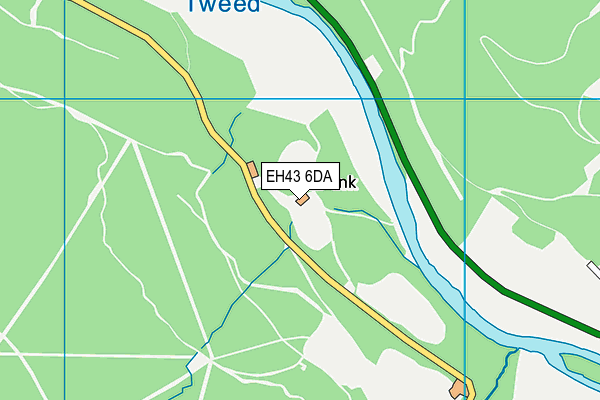 EH43 6DA map - OS VectorMap District (Ordnance Survey) EH43 6DA map - OS VectorMap District (Ordnance Survey)