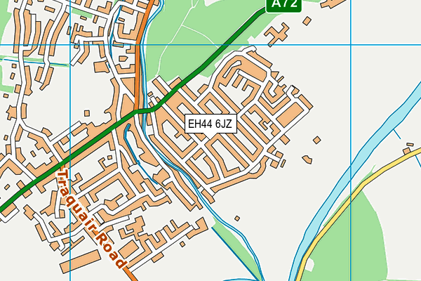 EH44 6JZ map - OS VectorMap District (Ordnance Survey) EH44 6JZ map - OS VectorMap District (Ordnance Survey)