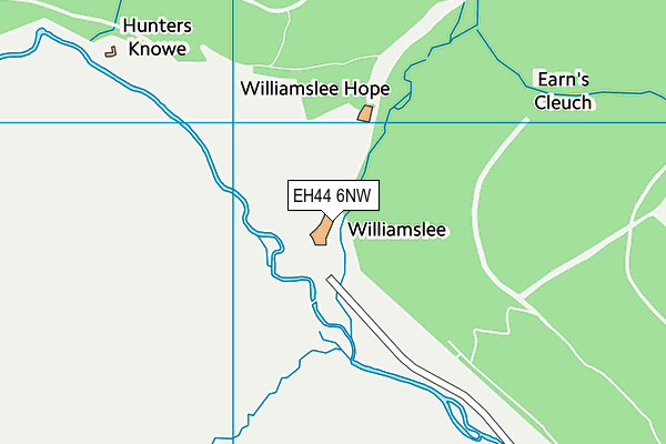 EH44 6NW map - OS VectorMap District (Ordnance Survey) EH44 6NW map - OS VectorMap District (Ordnance Survey)