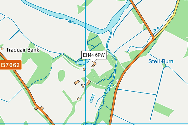 EH44 6PW map - OS VectorMap District (Ordnance Survey) EH44 6PW map - OS VectorMap District (Ordnance Survey)