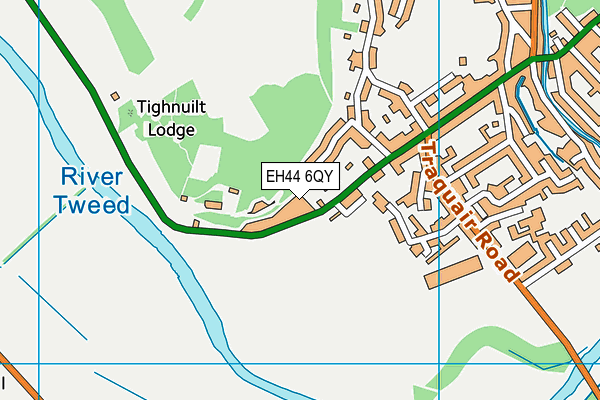 EH44 6QY map - OS VectorMap District (Ordnance Survey)