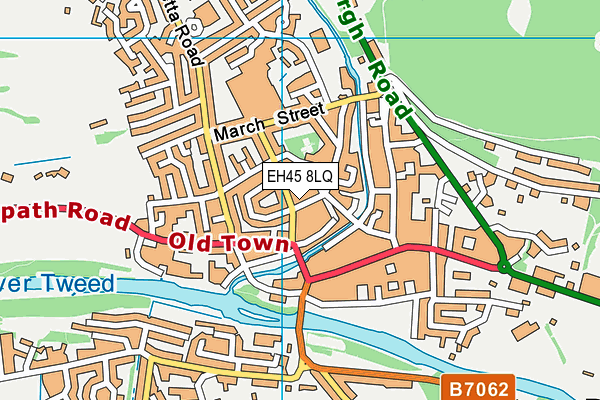 EH45 8LQ map - OS VectorMap District (Ordnance Survey) EH45 8LQ map - OS VectorMap District (Ordnance Survey)