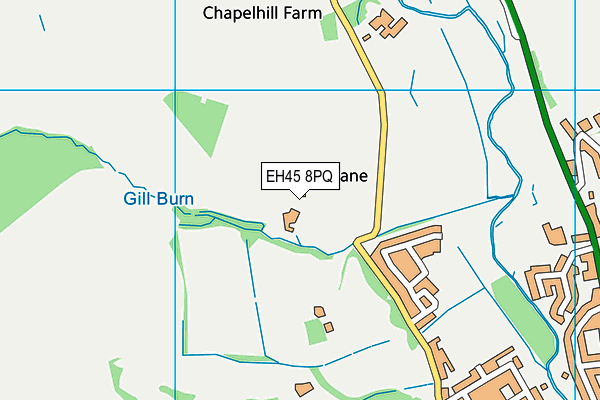 EH45 8PQ map - OS VectorMap District (Ordnance Survey) EH45 8PQ map - OS VectorMap District (Ordnance Survey)