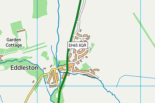 EH45 8QR map - OS VectorMap District (Ordnance Survey) EH45 8QR map - OS VectorMap District (Ordnance Survey)