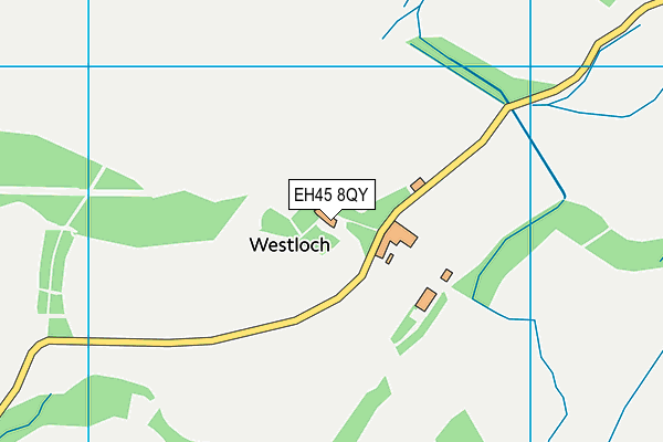 EH45 8QY map - OS VectorMap District (Ordnance Survey) EH45 8QY map - OS VectorMap District (Ordnance Survey)