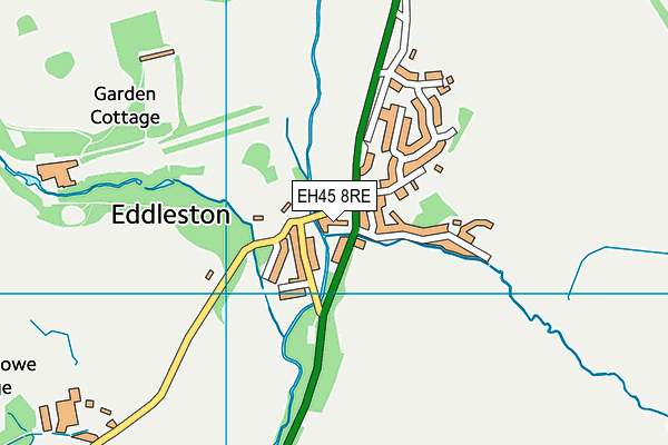 EH45 8RE map - OS VectorMap District (Ordnance Survey) EH45 8RE map - OS VectorMap District (Ordnance Survey)