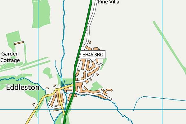 EH45 8RQ map - OS VectorMap District (Ordnance Survey) EH45 8RQ map - OS VectorMap District (Ordnance Survey)