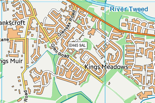 EH45 9AL map - OS VectorMap District (Ordnance Survey) EH45 9AL map - OS VectorMap District (Ordnance Survey)