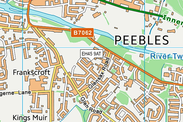 EH45 9AT map - OS VectorMap District (Ordnance Survey) EH45 9AT map - OS VectorMap District (Ordnance Survey)