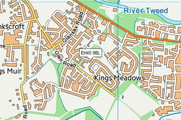 EH45 9BL map - OS VectorMap District (Ordnance Survey) EH45 9BL map - OS VectorMap District (Ordnance Survey)