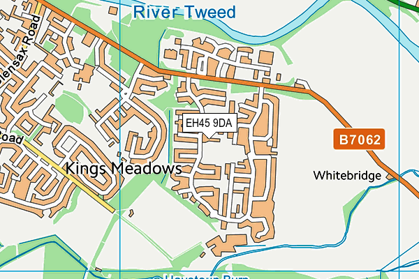 EH45 9DA map - OS VectorMap District (Ordnance Survey) EH45 9DA map - OS VectorMap District (Ordnance Survey)