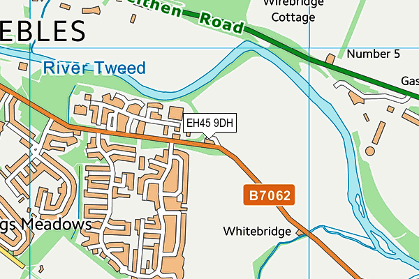 EH45 9DH map - OS VectorMap District (Ordnance Survey) EH45 9DH map - OS VectorMap District (Ordnance Survey)