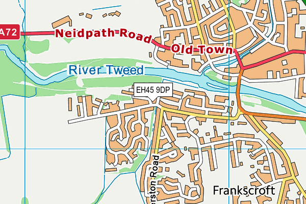 EH45 9DP map - OS VectorMap District (Ordnance Survey) EH45 9DP map - OS VectorMap District (Ordnance Survey)