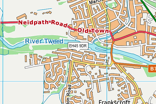 EH45 9DR map - OS VectorMap District (Ordnance Survey) EH45 9DR map - OS VectorMap District (Ordnance Survey)