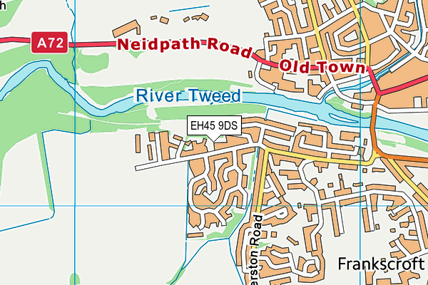 EH45 9DS map - OS VectorMap District (Ordnance Survey) EH45 9DS map - OS VectorMap District (Ordnance Survey)