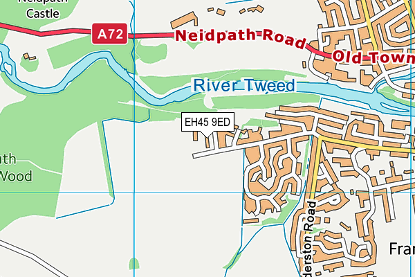 EH45 9ED map - OS VectorMap District (Ordnance Survey) EH45 9ED map - OS VectorMap District (Ordnance Survey)