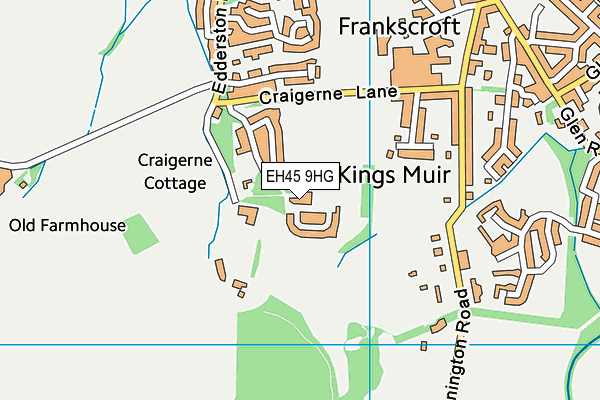 EH45 9HG map - OS VectorMap District (Ordnance Survey) EH45 9HG map - OS VectorMap District (Ordnance Survey)