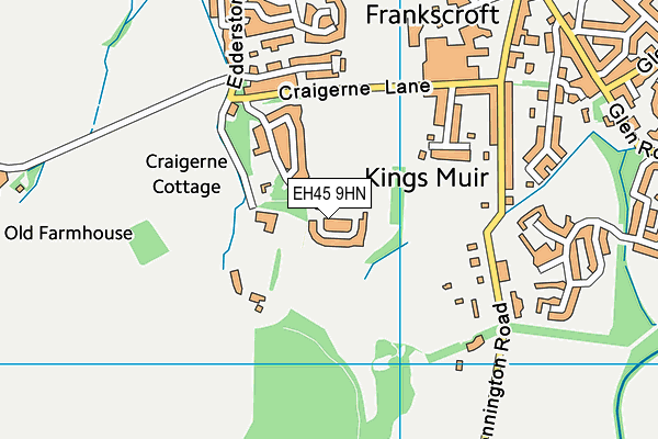 EH45 9HN map - OS VectorMap District (Ordnance Survey) EH45 9HN map - OS VectorMap District (Ordnance Survey)