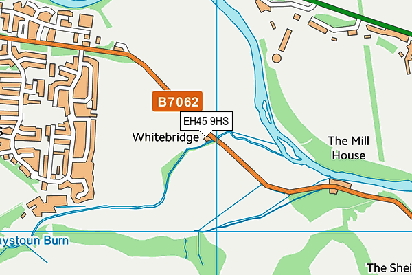EH45 9HS map - OS VectorMap District (Ordnance Survey) EH45 9HS map - OS VectorMap District (Ordnance Survey)